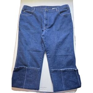 Long Haul Mens 42x30 Dark Wash Denim Jeans Style 75961A